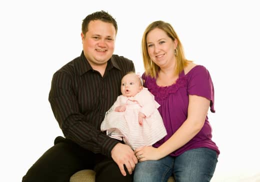 Steve, Kadee and baby Lucee
