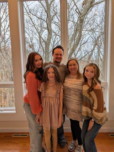 The family at Christmas 2024